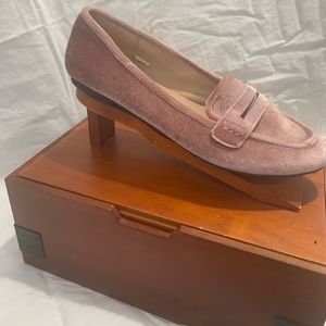 Pink velvet madden girl size 6 shoes
